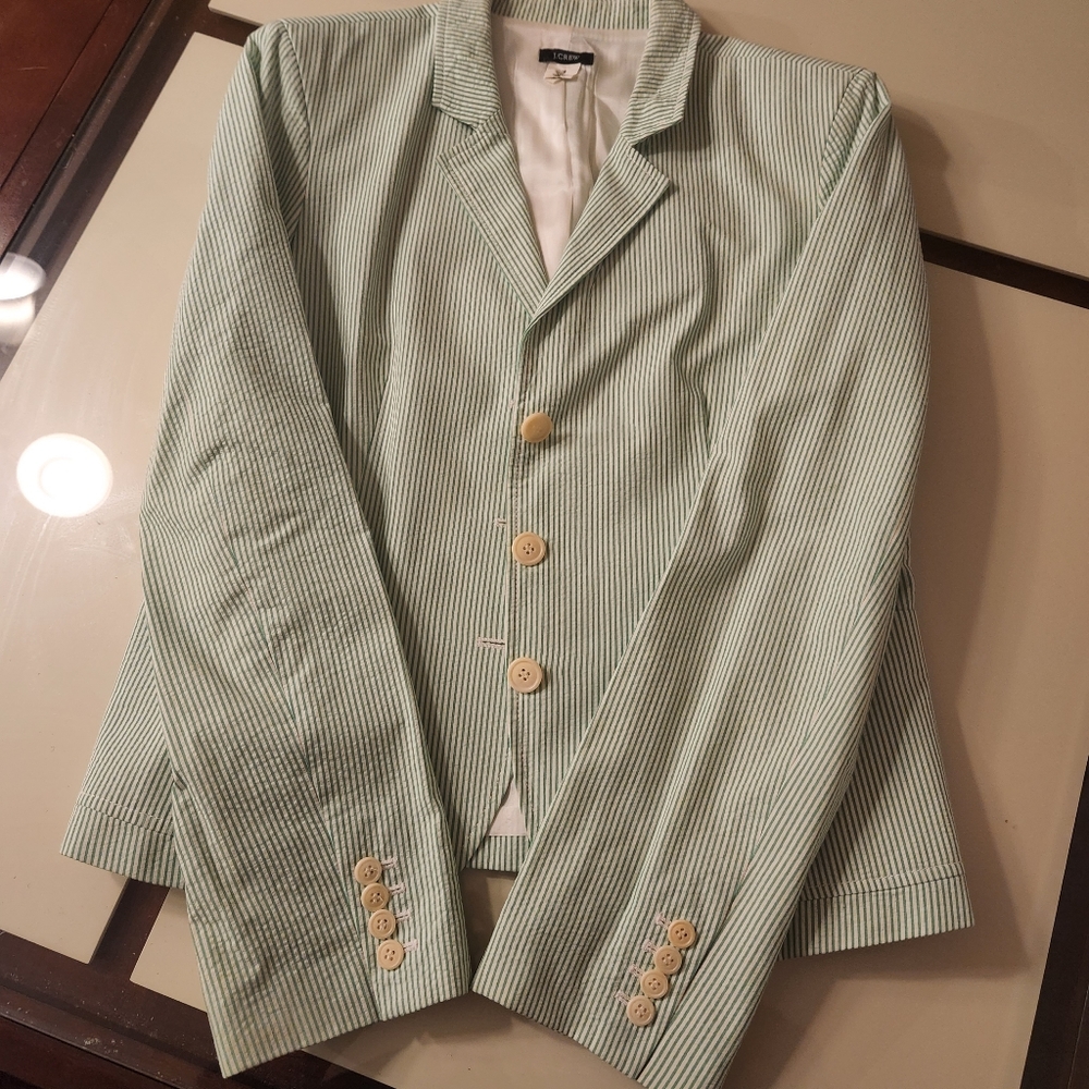 J Crew Cotton Blazer